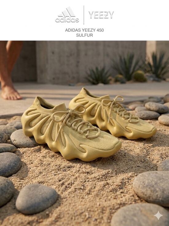 Yeezy Other - Adidas Yeezy 450 "Sulfur" Sneakers